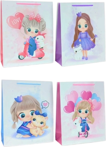 Grand sac cadeau XL pour filles