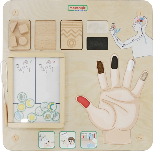Masterkidz Planche éducative - Toucher Montessori