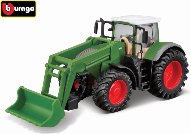 Bburago tracteur Fendt 1050 Vario avec pelle avant