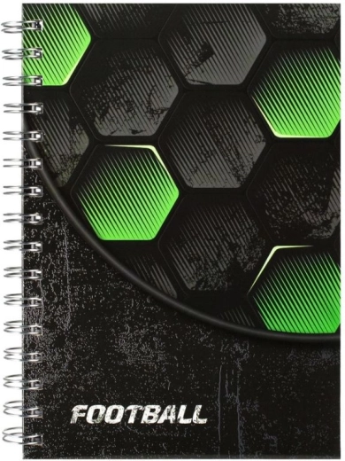 Cahier à spirale A5 football
