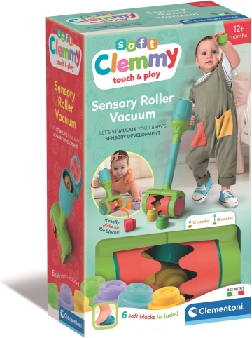 Aspirateur sensoriel avec blocs souples CLEMENTONI Clemmy