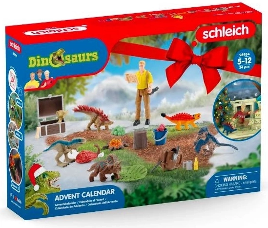 Calendrier de l'Avent dinosaures