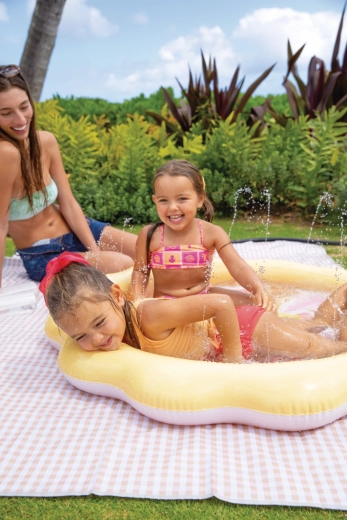 Fontaine intégrée pour un jeu d’eau rafraîchissant