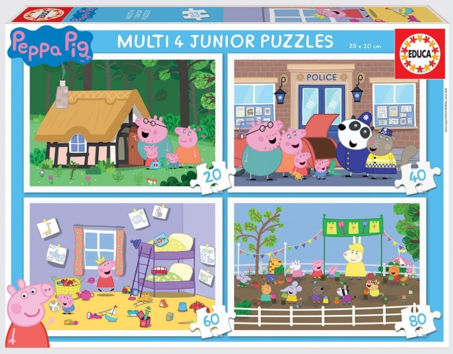 Educa puzzle Peppa Pig 4v1