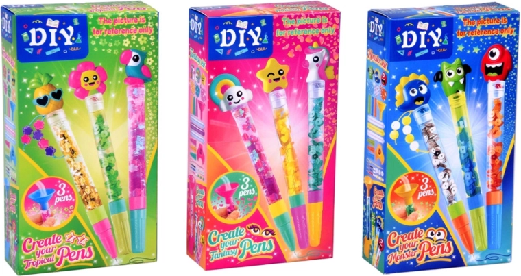 Créez 3 stylos uniques