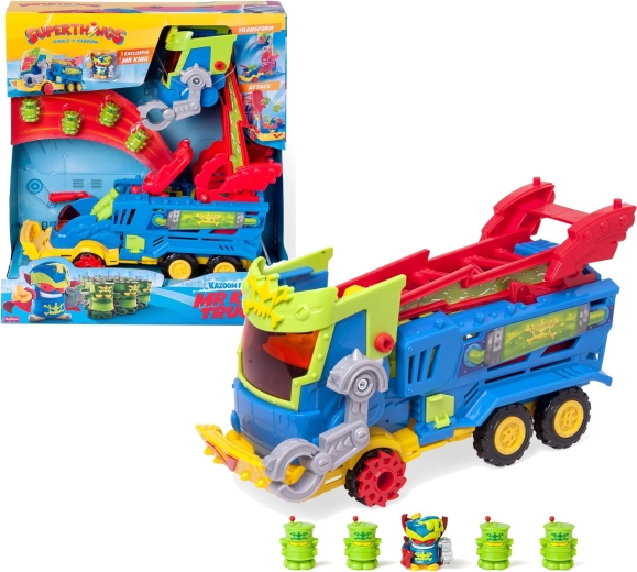 SuperThings Mr King Truck – camion de combat avec figurine