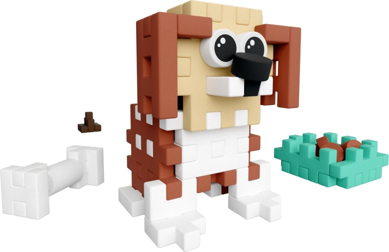 Adorable beagle avec accessoires pour jeu narratif