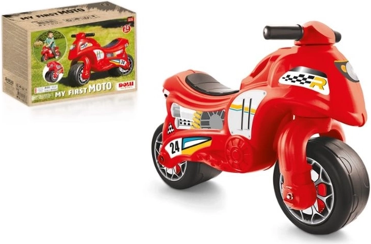 DOLU ma première moto draisienne rouge