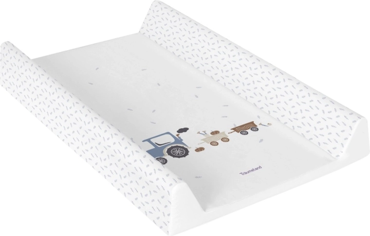 Matelas à langer Träumeland Little Farm bleu 50 × 70 cm