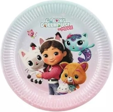 Assiettes en papier La Maison de Gabby 23 cm (6 pièces)