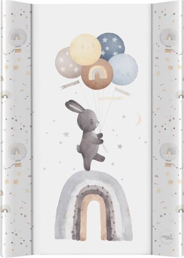 Matelas à langer Ceba Baby avec planche rigide 50 × 70 cm Basic Rainbow Walk