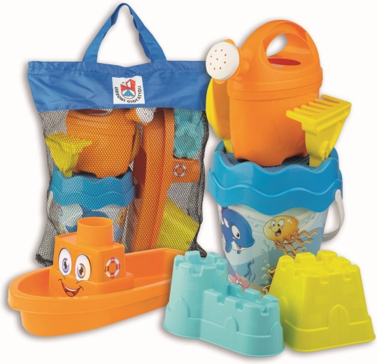 Set de plage Androni Poisson heureux dans un sac de voyage