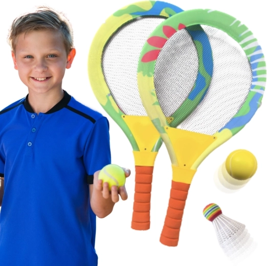 Ensemble de badminton pour enfants Woopie avec raquettes