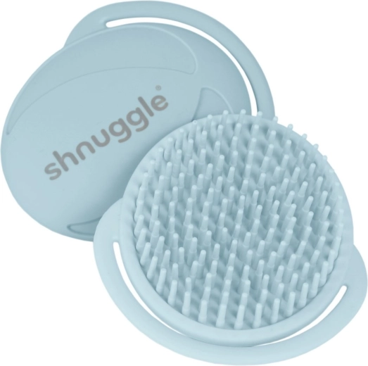 Brosse en silicone pour bébé Shnuggle blue
