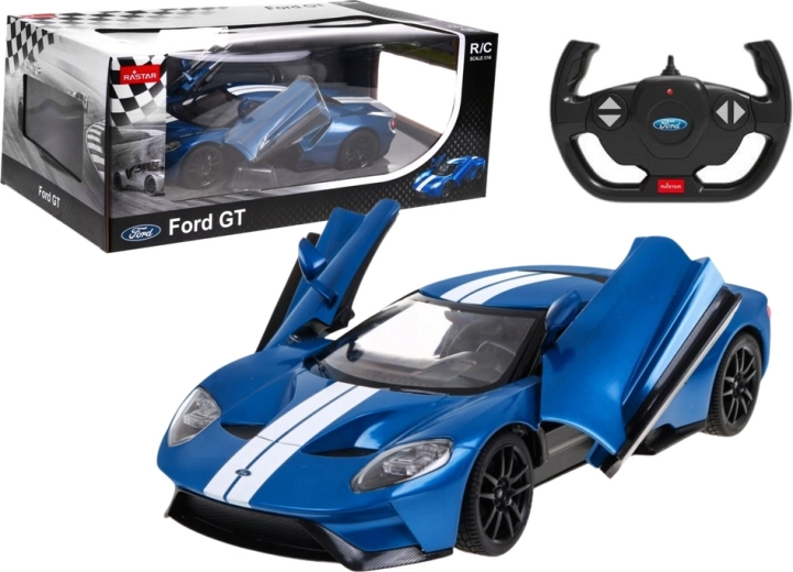 Voiture RC FORD GT 1:14 avec portes ouvrantes – bleu