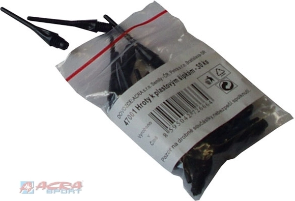 Brother pointes de rechange pour fléchettes 4 mm noires 30 pcs