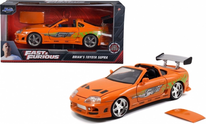 Modèle métallique JADA FAST & FURIOUS Toyota Supra 1995 1:24