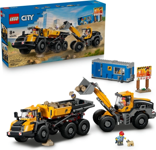 LEGO City Camion-benne et chargeuse sur pneus