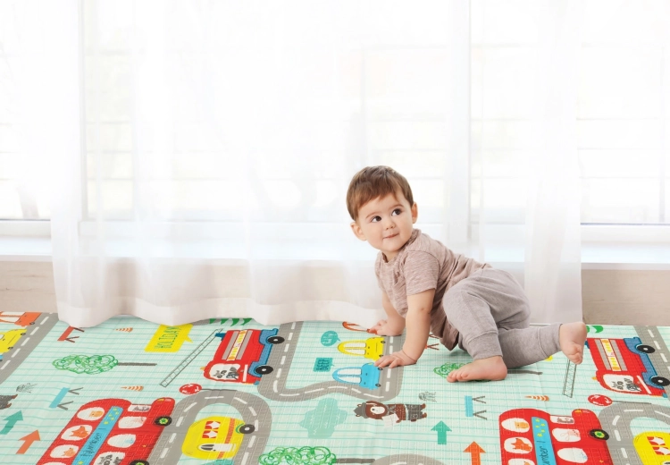 Motifs réversibles : forêt et petites rues