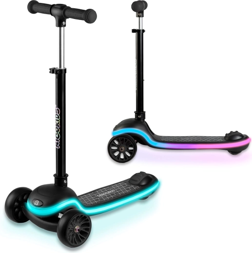 Pliage rapide et guidon réglable en hauteur