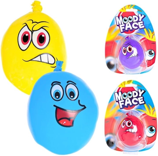 Balle à presser avec visage - 1 pièce