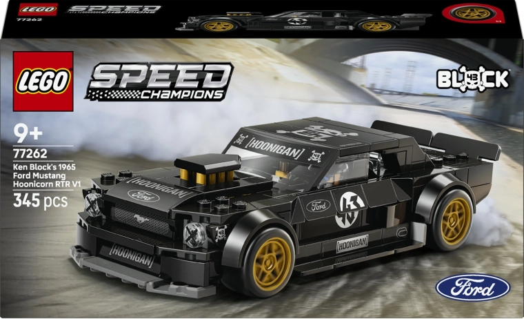 345 pièces et une minifigurine de Ken Block