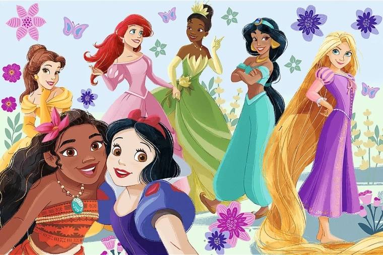 Puzzle Trefl Disney Princesses en action 60 pièces