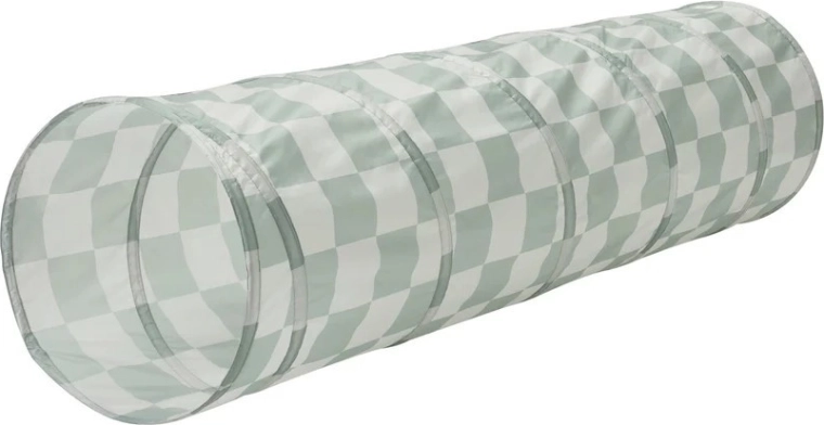 Tunnel de jeu pour enfants 3 Sprouts recycled checkerboard green