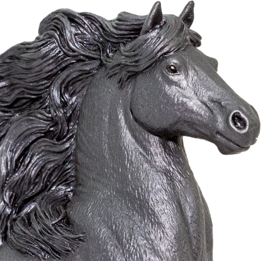 Détails réalistes du cheval frison