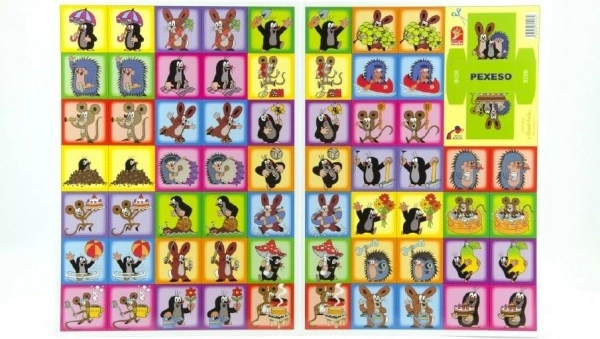 Pexeso KRTEČEK – jeu de mémoire à découper, 32 cartes