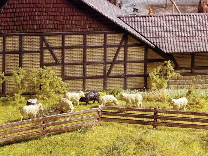 Clôture de pâturage Noch 100 cm (13 pièces) H0