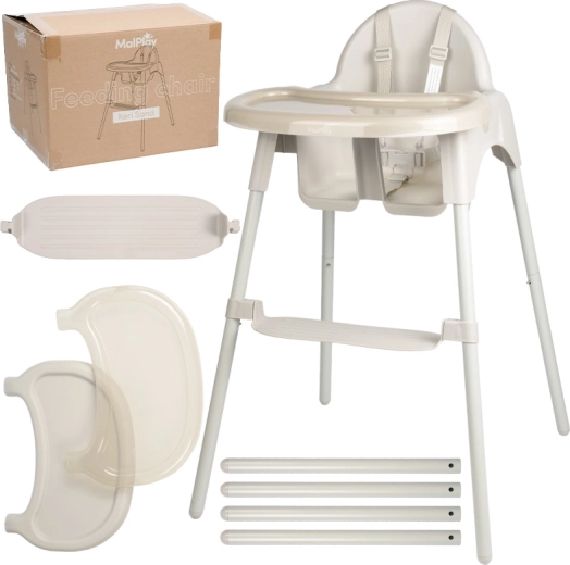 Chaise haute pour enfant KERI sand 2 en 1