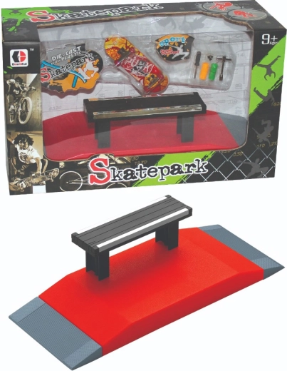 Skatepark SKATEPARK pro pour fingerboard avec banc