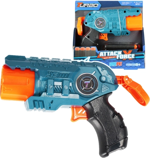 Pistolet avec fléchettes en mousse pour enfants
