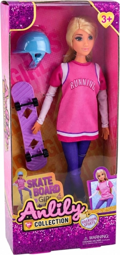 Skateboard et casque inclus