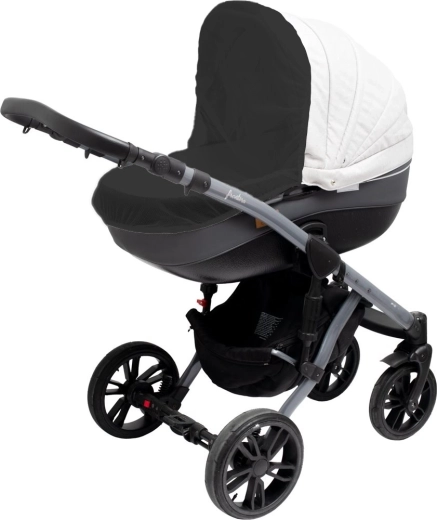 Moustiquaire pour poussette New Baby Basic noire