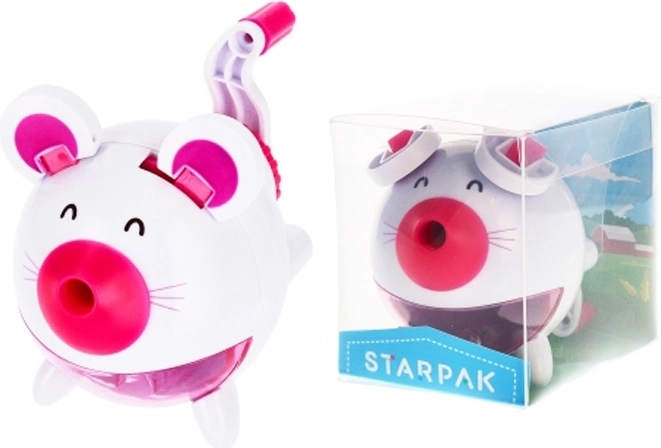Taille-crayon souris rose