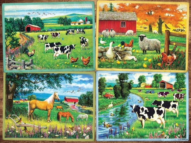 Puzzle Amis de la campagne XL 275 pièces