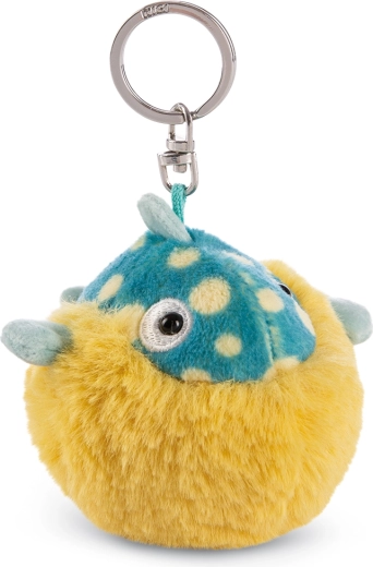 Porte-clés NICI poisson-boule Volker vert 8 cm