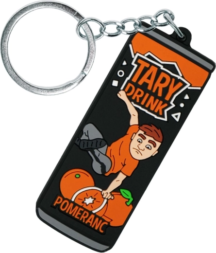 Porte-clés Tary « boisson orange »