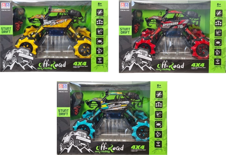 Voiture tout-terrain télécommandée 4x4 avec chargeur - 1 pièce
