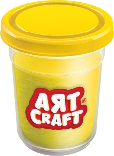Pâte à modeler colorée en pots