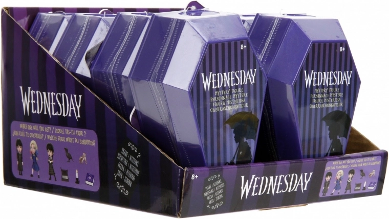 Figurine Wednesday Deluxe blindpack 2,5" – mini figurine en métal en sachet
