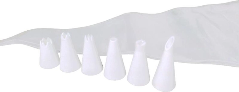 Poche à douille pour gâteaux et desserts avec embouts