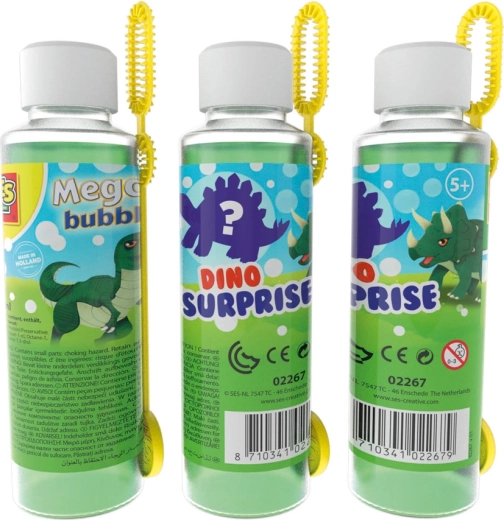 Méga bulles de savon avec surprise Dino
