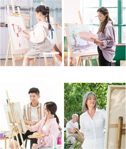 Toile tendue sur châssis en bois