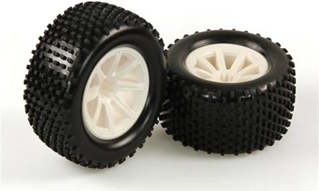 Pneus avec jantes pour modèle RC 1:10 Brecter JAMARA (2 pièces)