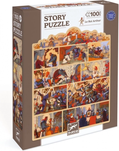 Djeco story puzzle roi Arthur