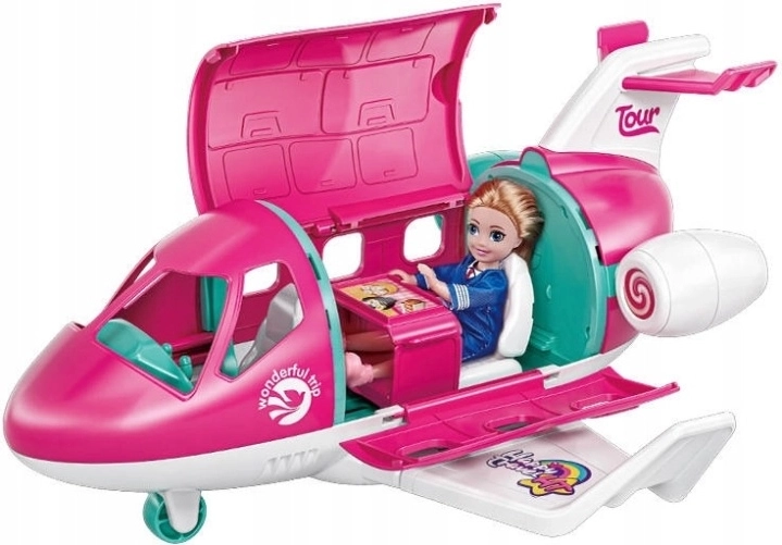 Avion ouvrant avec accès à la cabine