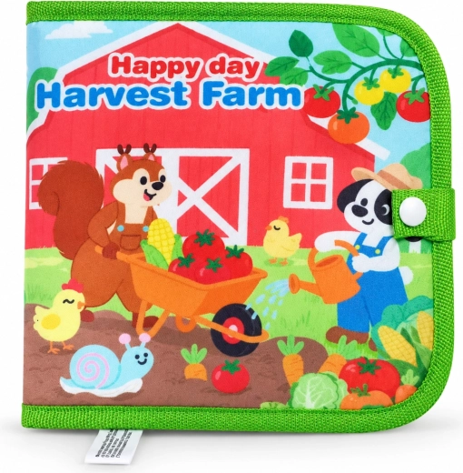 Livre textile éducatif Chipolino Fruits et légumes